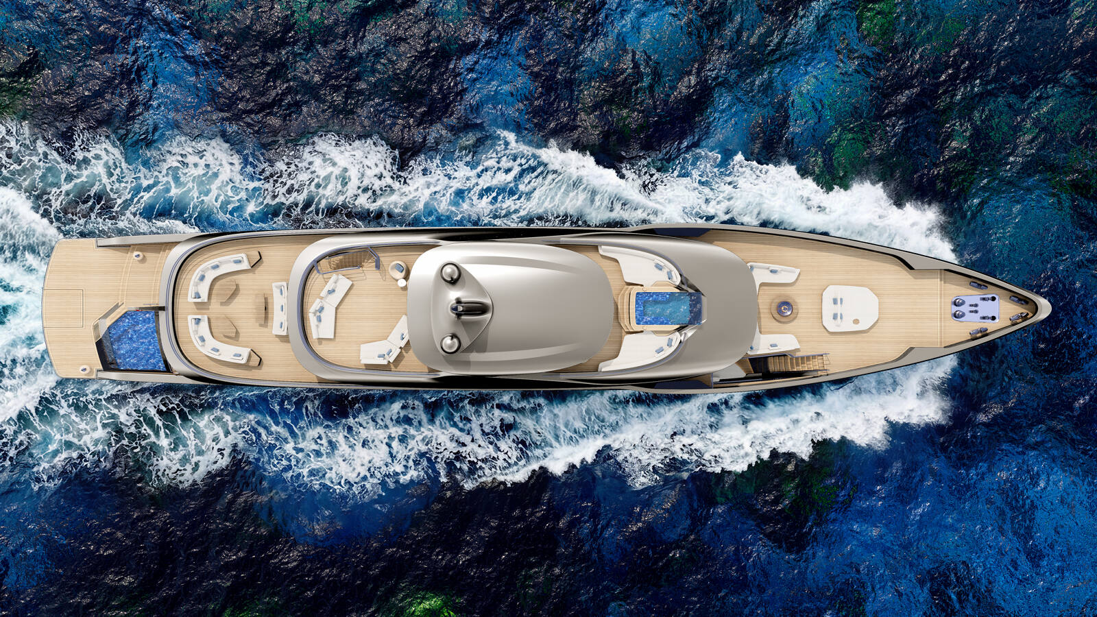 A rendering of the 52-metre LIVIA series by RMK Yachts